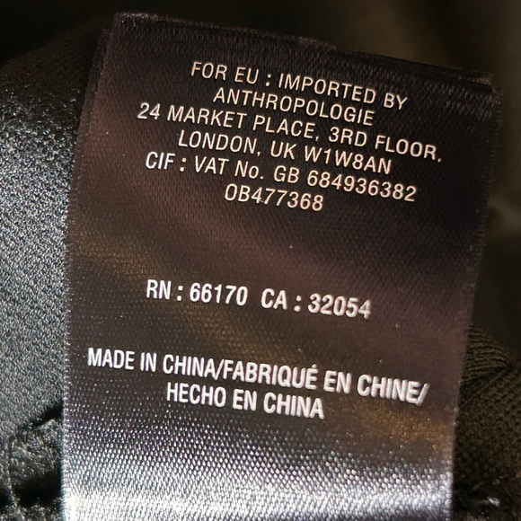 Anthropologie Maeve Black White Crosswise Flare Skater Dress, size 4 - Picture 11 of 15